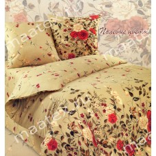 Комплект постельного белья "Полевые цветы" Сатин (хлопок 100%)